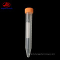 15ml Blue Orange Screw Cap Round Bottom Plastic Centrifuge Tube